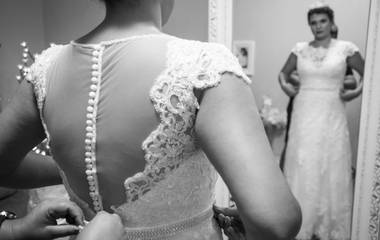 O vestido de noiva