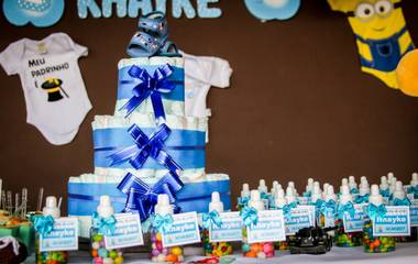 Como fazer um Chá de Fraldas simples e BARATO