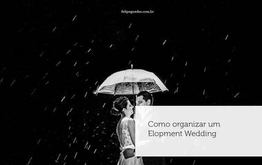 Como organizar um Elopment Wedding