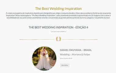 Está chegando o Best Wedding 2017 - Inspiration Photographers - Daniel Okuyama