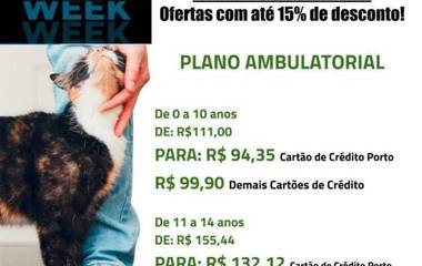 Porto Week - Plano de saúde para o seu Pet