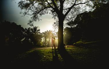 Ensaio Fotográfico Pré-wedding em Parques na Cidade do RJ