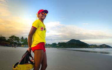 Desafio Feminino no mar de Ubatuba