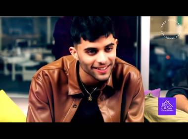 Entrevistas  de CNCO Brinca com as palavras - Exclusiva En Casa con Telemundo