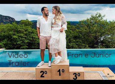 Videos de Fran e Junior | Recepção Casamento Fran e Junior | Video de casamento Para de Minas MG