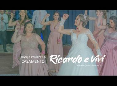 CASAMENTOS de Dança coreografada padrinhos casamento Ricardo e Vivi
