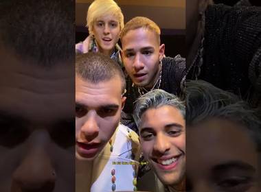 Entrevistas  de CNCO Live Premios juventud (22/07/2021)