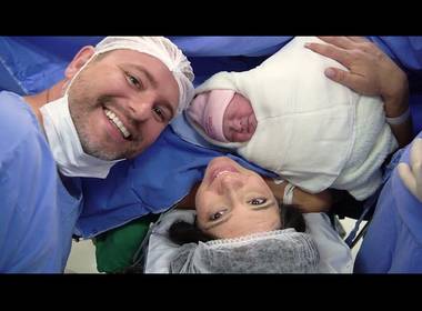 PARTOS / CESÁREAS de Vídeo do nascimento da Ana liz