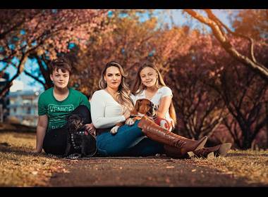 Familia de Ensaio Esther e Familia