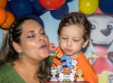 Aniversário Infantil de Aniversário de 3 anos do Theo