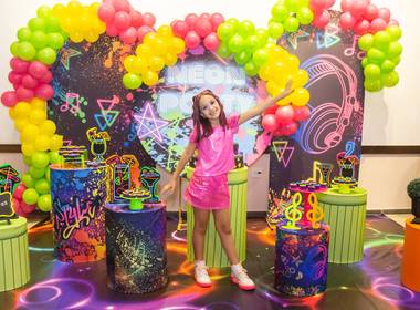Aniversário Infantil de Aniversário de 9 anos da Júlia