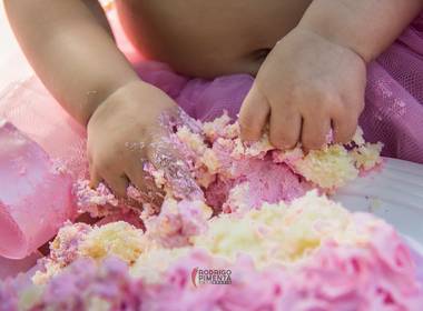 Ensaio Infantil de Ensaio Smash the Cake da Isabela