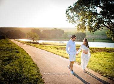 Família de Ensaio de Gestante - Glê e Fernando
