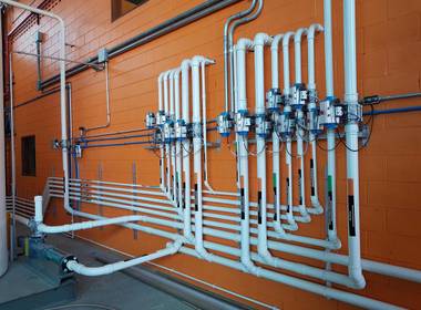 Infraestrutura geral de Tubulação para Fábrica de Tintas