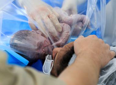 Parto de Registro Fotográfico do Nascimento do Lucca