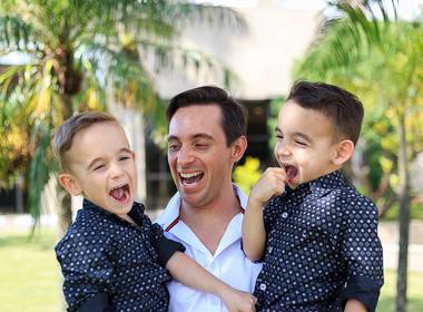 Ensaio Infantil de Arthur e Gustavo