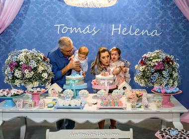 Aniversários de Niver Helena e Tomás 01 ano