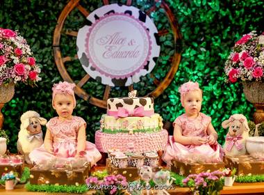 Aniversários de Niver Alice e Eduarda 01 ano
