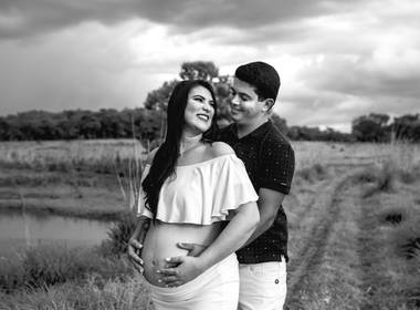 Gestante de Franciele e Jefferson 