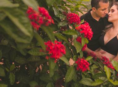 Gestante de Patricia á espera de Martim