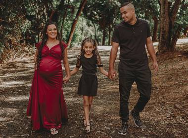 ENSAIO GESTANTE de Ensaio Gestante Daniele e Felipe | Parque Ecológico | Capivari-SP