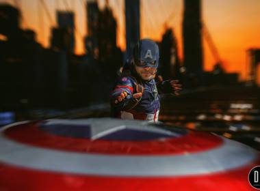 RETRATO MASCULINO de Capitão América | Avenida Paulista-SP