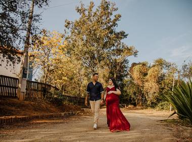 ENSAIO GESTANTE de Ensaio Gestante Tais e Michael | Fazenda São Bernardo -SP