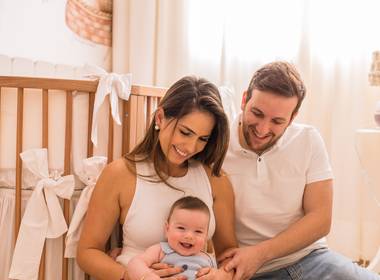 Bebês e família de Ricardo - 4 meses