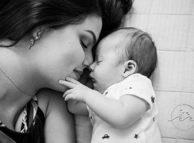 Recém-nascido de Miguel - 30 dias