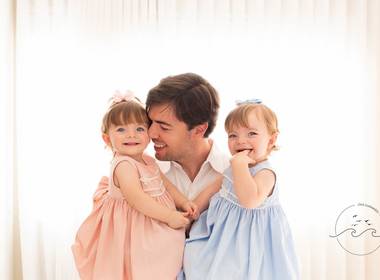 Bebês e família de Alice e Beatriz - 1 aninho