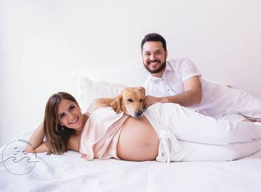 Gestante de Esperando o Ravi