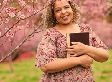 Ensaio Feminino Externo de Bosque das Cerejeiras para Rita Gonçalo