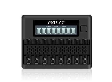 Acessórios para Fotografia de Carregador Palo Original Inteligente Lcd 8 Pilhas Recarregável Aa-Aaa / Valor R$200 PIX (Em estoque)