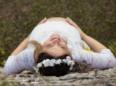 Gestante de Esperando Davi