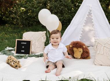 Cake Smash of Cake Smash - Lucas (Boho Style)