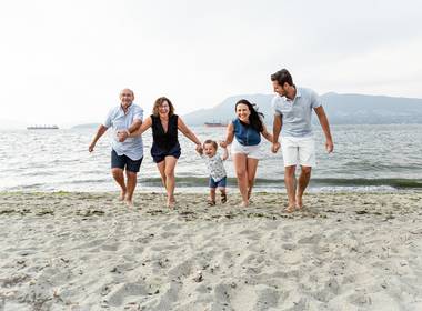 Family of Family Session at the beach