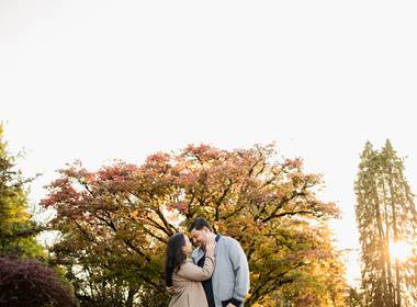 Fall Mini Session of Fall of Thaissa and Thiago 