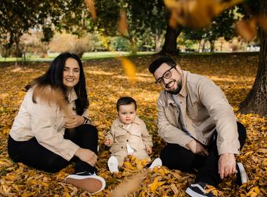 Fall Mini Session of Fall Mini Session - Larissa & Family