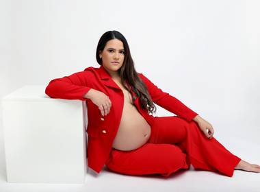 Gestante de Ensaio gestante - Cris