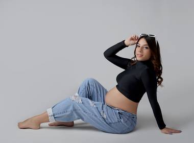 Gestante de Ensaio gestante - Allana