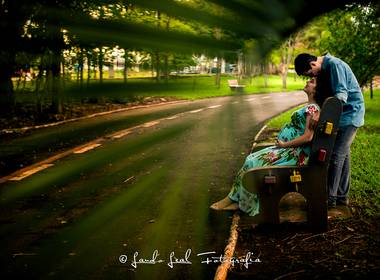 Gestante e Família de Caroline