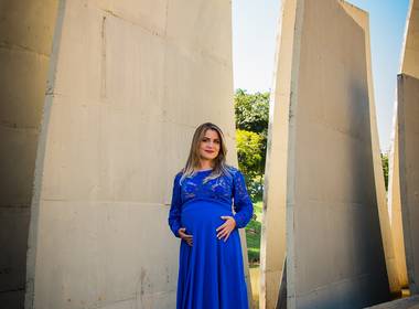 Gestante e Família de Raissa e Gabriel