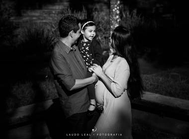 Gestante e Família de Carolina e Delton