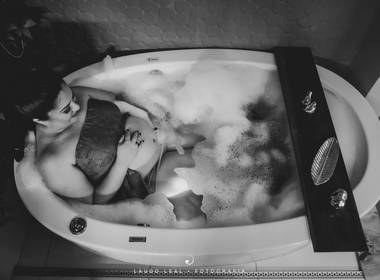 Gestante e Família de Kelly e Diego