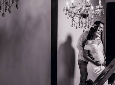 Gestante e Família de Mari e Diego