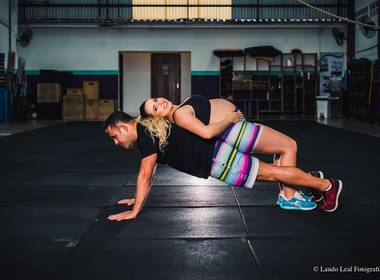 Gestante e Família de Mari e Junior