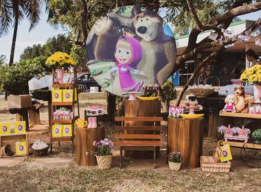 Festa infantil de Eloá - Masha e o urso