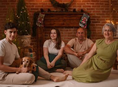 Ensaio Família de Refúgio de Natal - Família Molina
