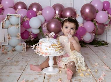 Smash The Cake de Festinha particular Luna