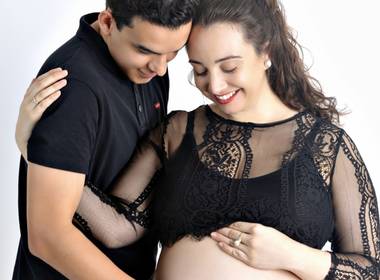 Gestante de Maria Carolina a doce espera por Melissa